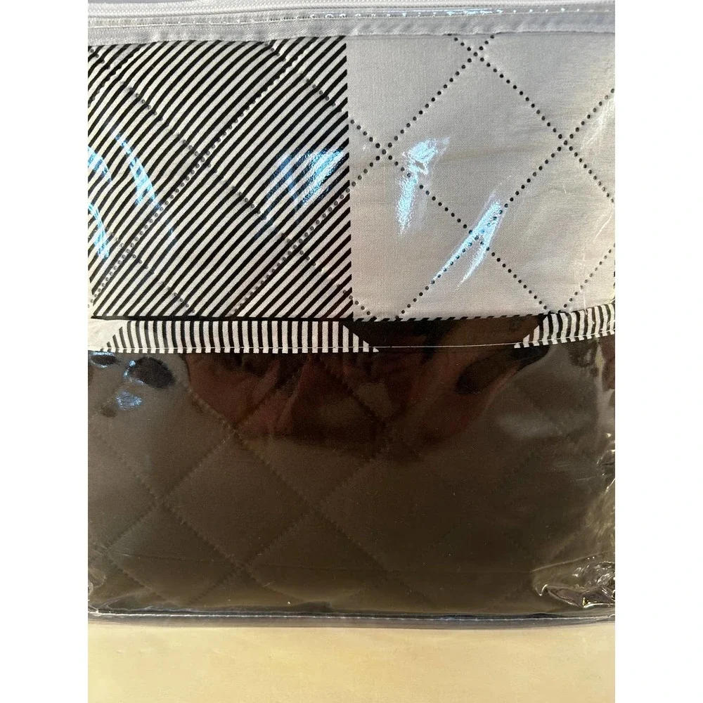 Longaberger Black & White Reversible Loveseat Furniture Protector 75